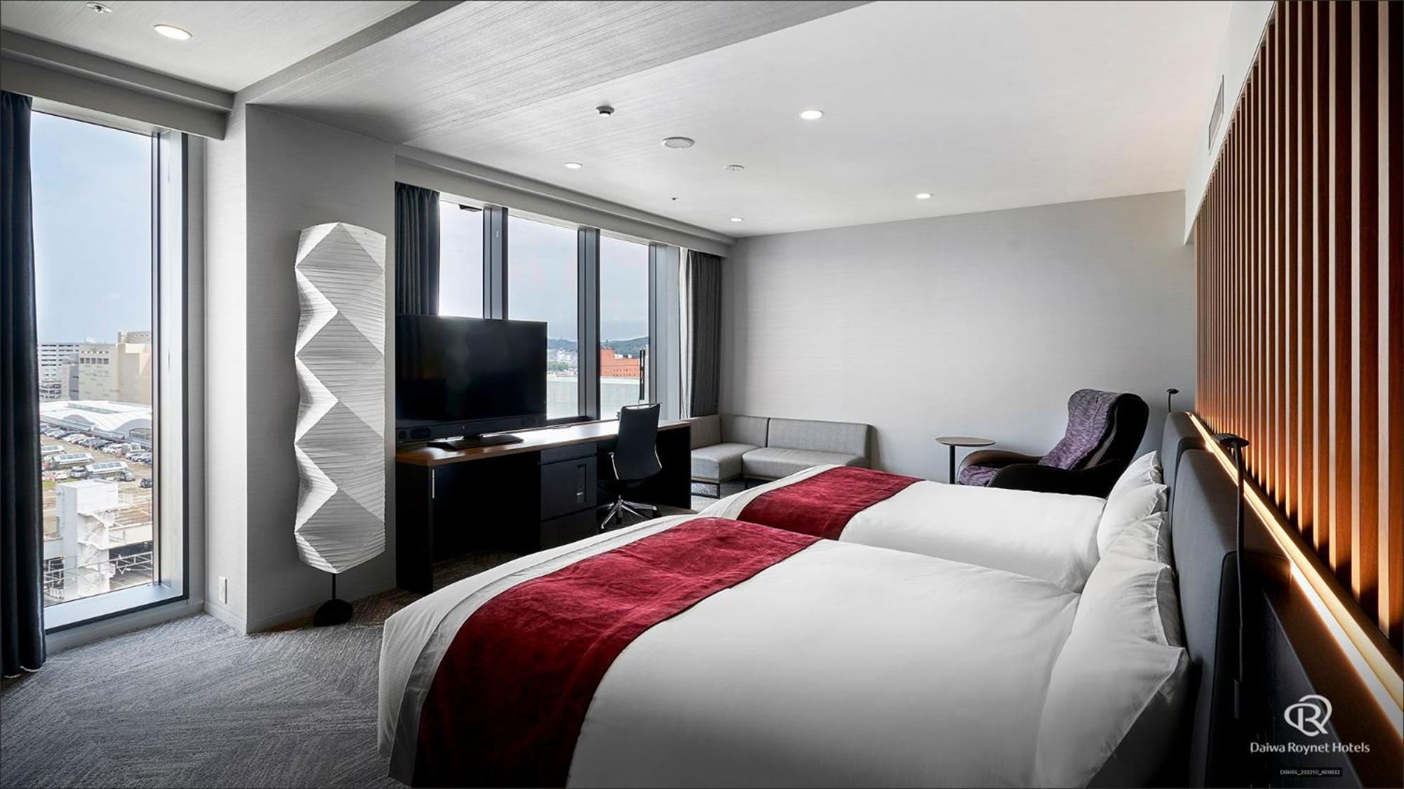 Daiwa Roynet Hotel Kanazawa Eki Nishiguchi חדר תמונה
